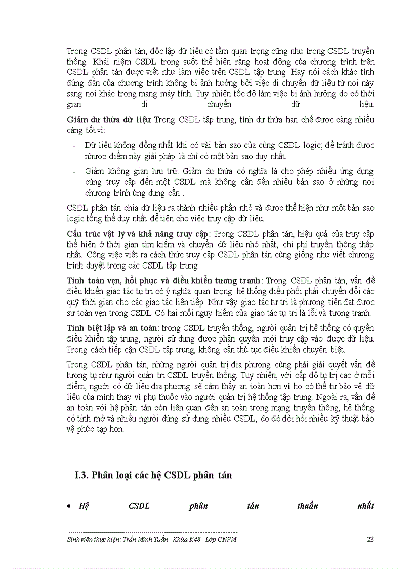 image for page Mô hình Cơ sở dữ liệu phân tán và ứng dụng vào hệ cơ sở dữ liệu quốc gia về Kinh tế-Xã hội