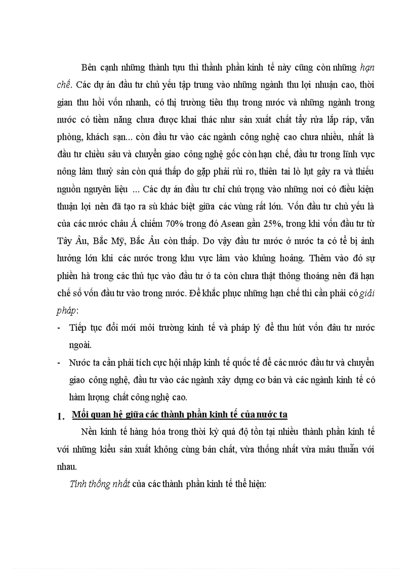 image for page Cơ cấu các thành phần kinh tế của nền kinh tế thị trường, định hướng XHCN