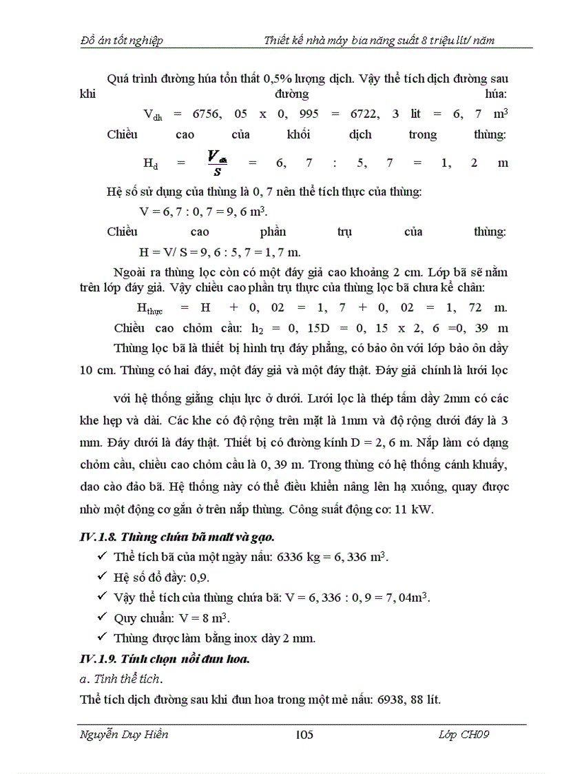 image for page Thiết kế nhà máy bia năng suất 8 triệu lít