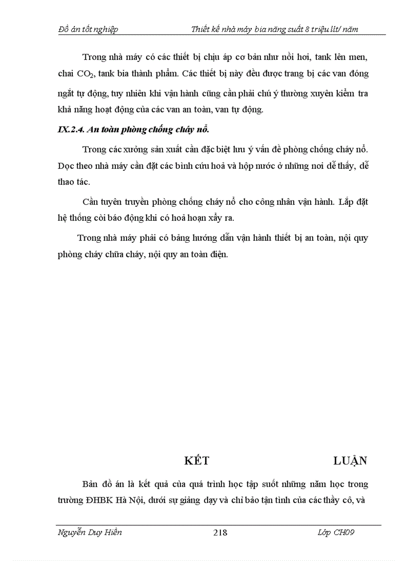 image for page Thiết kế nhà máy bia năng suất 8 triệu lít