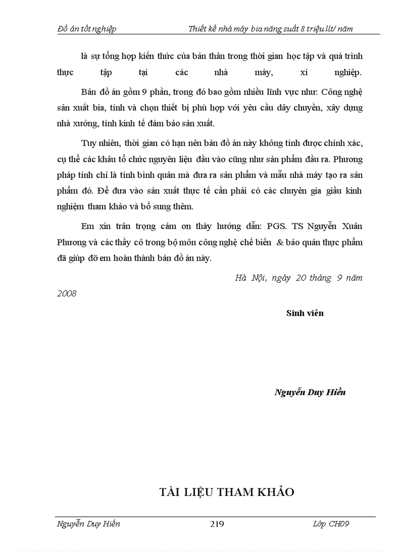 image for page Thiết kế nhà máy bia năng suất 8 triệu lít