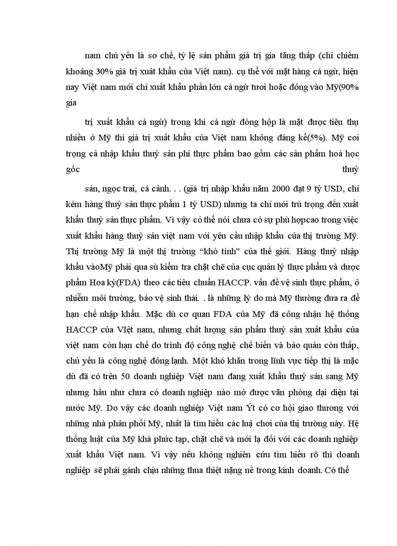 image for page Thực trạng xuất khẩu thuỷ sản vào Mỹ qua những năm qua