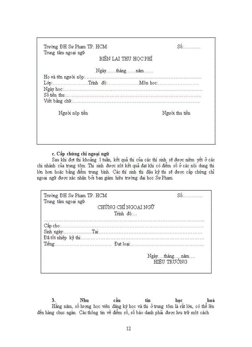 image for page Thiết kế hệ thống quản lý trung tâm ngoại ngữ trường đại học sư phạm tphcm