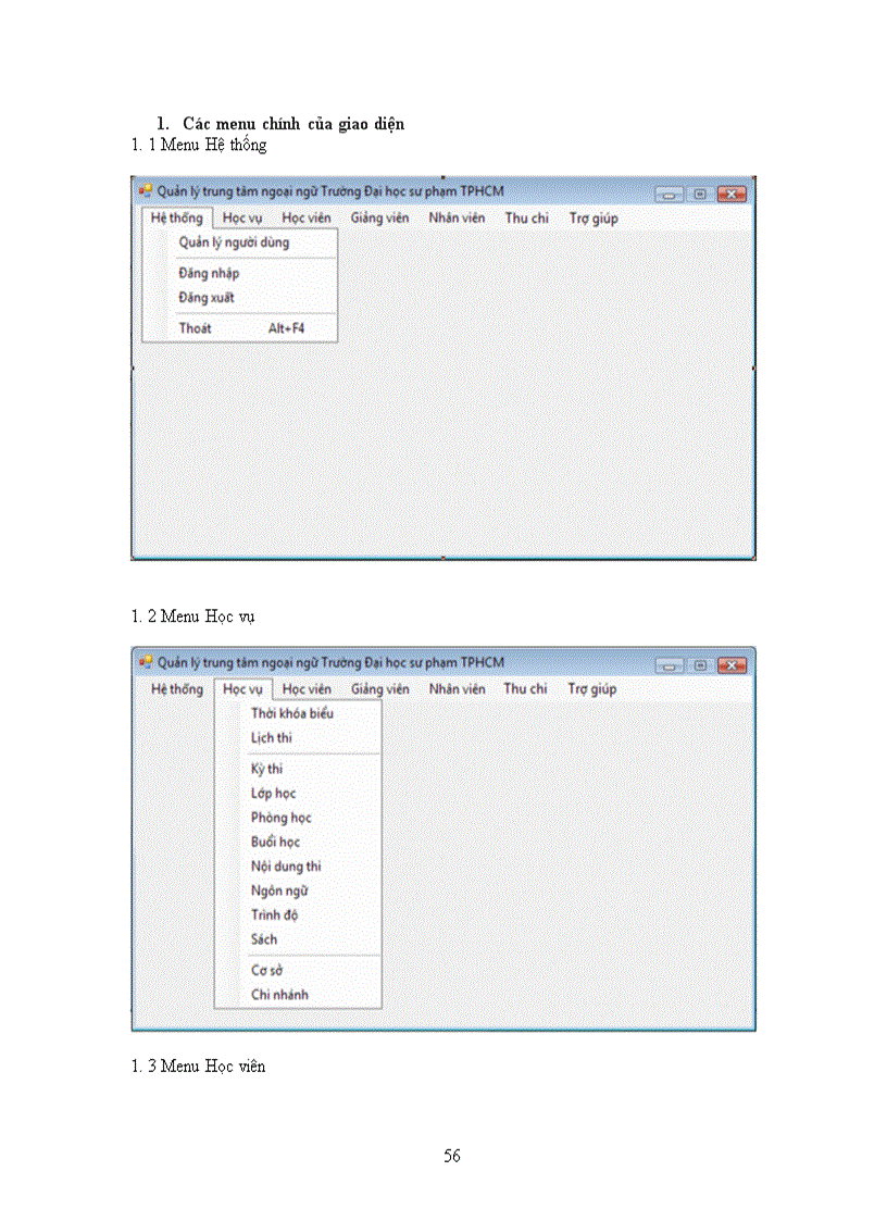 image for page Thiết kế hệ thống quản lý trung tâm ngoại ngữ trường đại học sư phạm tphcm