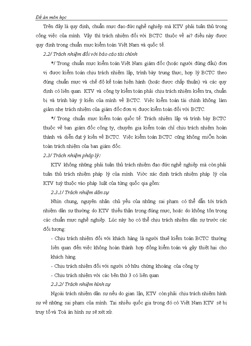 image for page Mối quan hệ giữa chức năng kiển toán với trách nhiệm của kiển toán viên về chất lượng kiểm toán báo cáo tài chính.