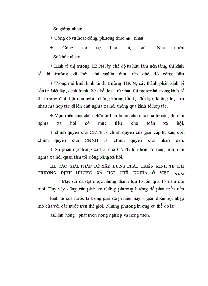 image for page Phân tích tính tất yếu khách quan, đặc điểm của kinh tế thị trường định hướng xã hội chủ nghĩa ở Việt Nam, và các giải pháp để phát triển nó ở nước ta trong giai đoạn hiện nay