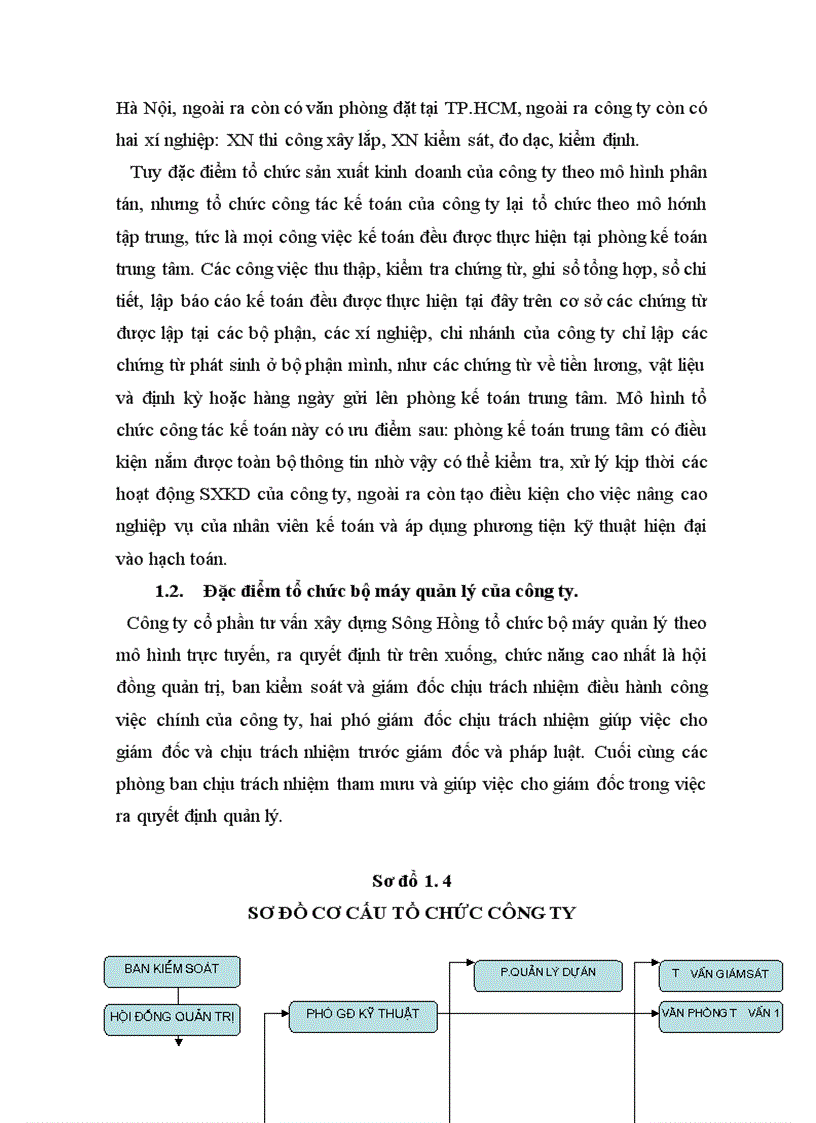 image for page Tổ chức hạnh toán kế toán tại công ty cổ phần tư vấn xây dựng Sông Hồng.