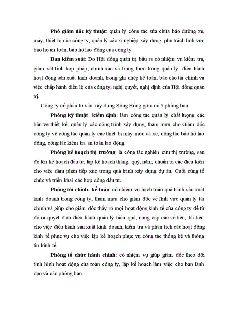 image for page Tổ chức hạnh toán kế toán tại công ty cổ phần tư vấn xây dựng Sông Hồng.