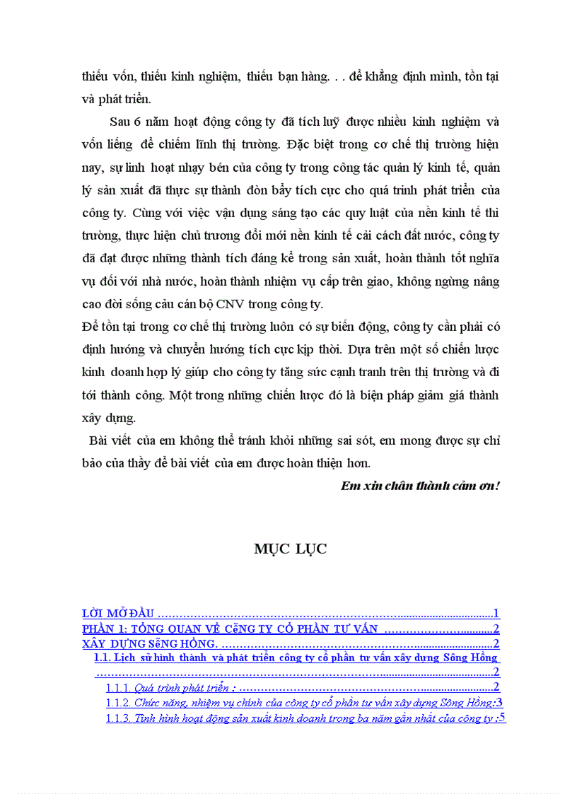 image for page Tổ chức hạnh toán kế toán tại công ty cổ phần tư vấn xây dựng Sông Hồng.