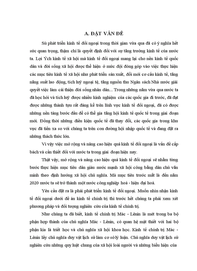 image for page Nâng cao hiệu quả kinh tế đối ngoại