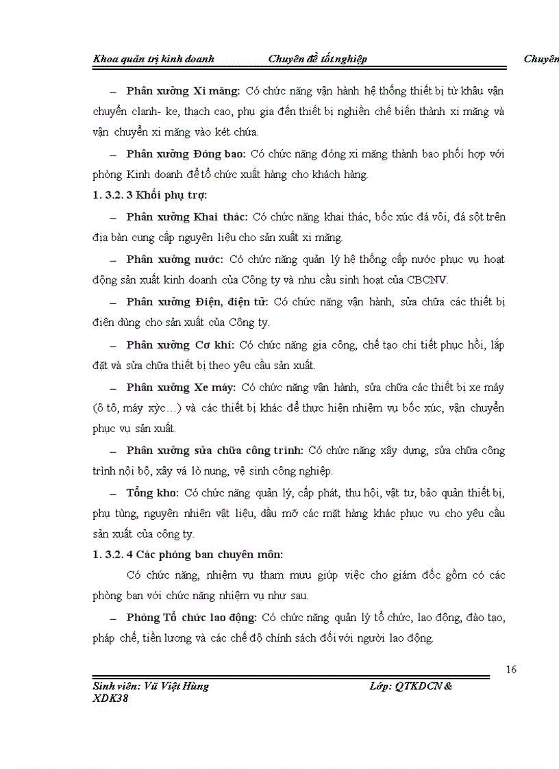 image for page Hoàn thiện tổ chức sản xuất công tác khoan tại phân xưởng khai thác Công ty xi măng Hoàng Thạch năm 2008