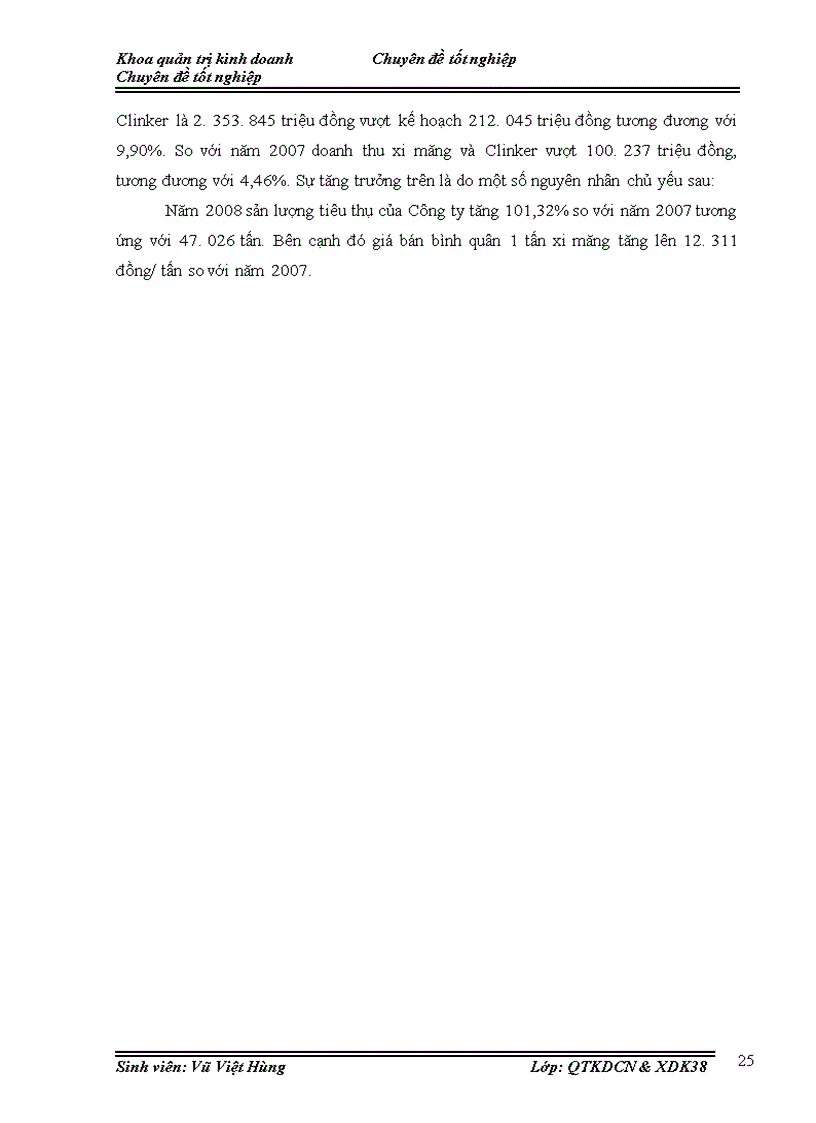 image for page Hoàn thiện tổ chức sản xuất công tác khoan tại phân xưởng khai thác Công ty xi măng Hoàng Thạch năm 2008