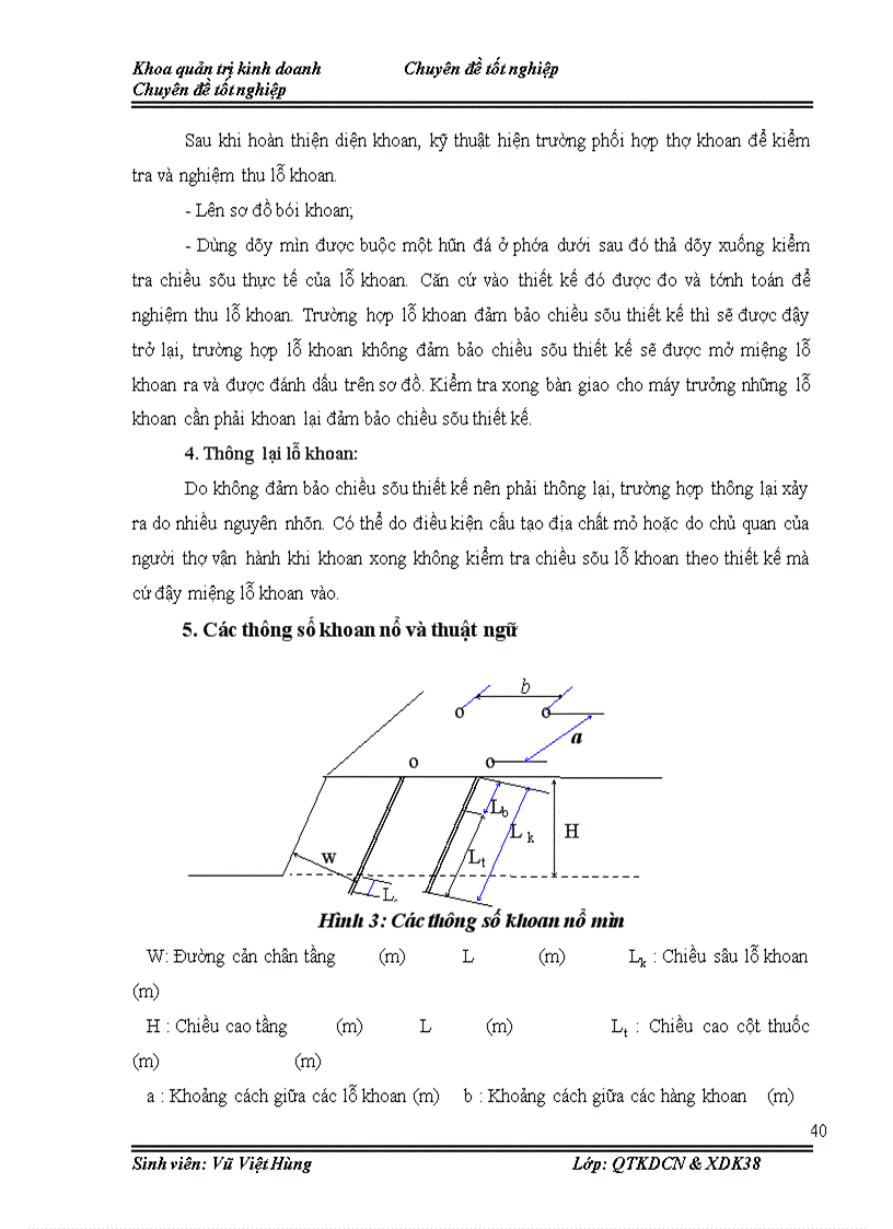 image for page Hoàn thiện tổ chức sản xuất công tác khoan tại phân xưởng khai thác Công ty xi măng Hoàng Thạch năm 2008