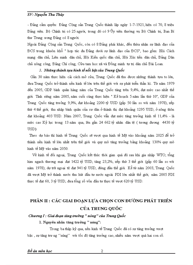 image for page Các giai đoạn lựa chọn con đường phát triển của trung quốc và Bài học kinh nghiệm cho việt nam