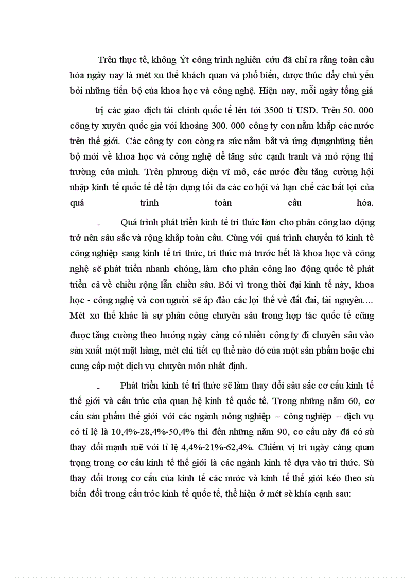 image for page Cuộc cách mạng khoa học và công nghệ hiện đại và sự hình thành nền kinh tế tri thức. Định hướng của Việt Nam.