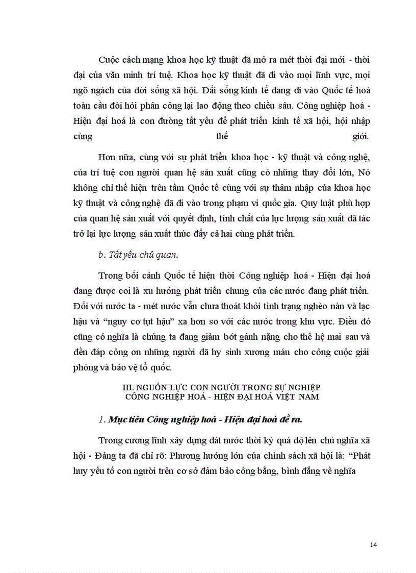 image for page Vai trò của nguồn lực con người trong sự nghiệp công nghiệp hoá, hiện đại hoá của đất nước