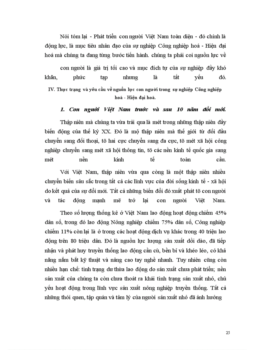 image for page Vai trò của nguồn lực con người trong sự nghiệp công nghiệp hoá, hiện đại hoá của đất nước