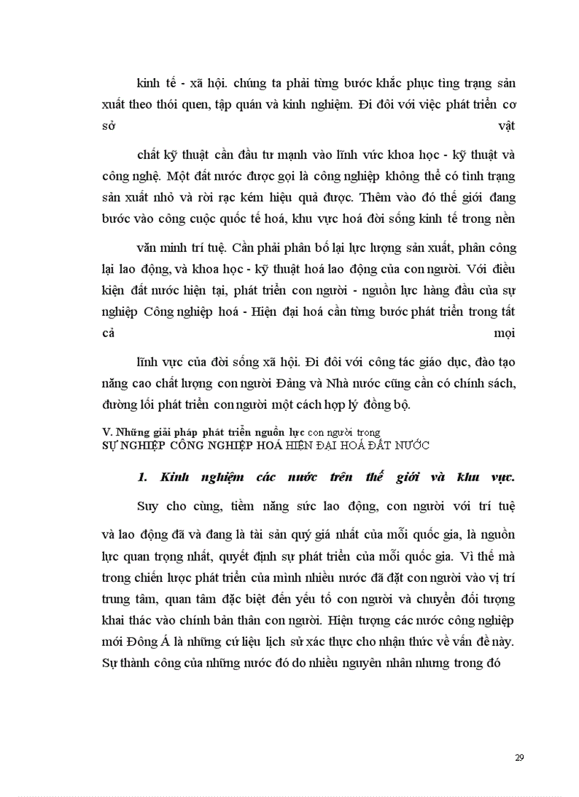 image for page Vai trò của nguồn lực con người trong sự nghiệp công nghiệp hoá, hiện đại hoá của đất nước