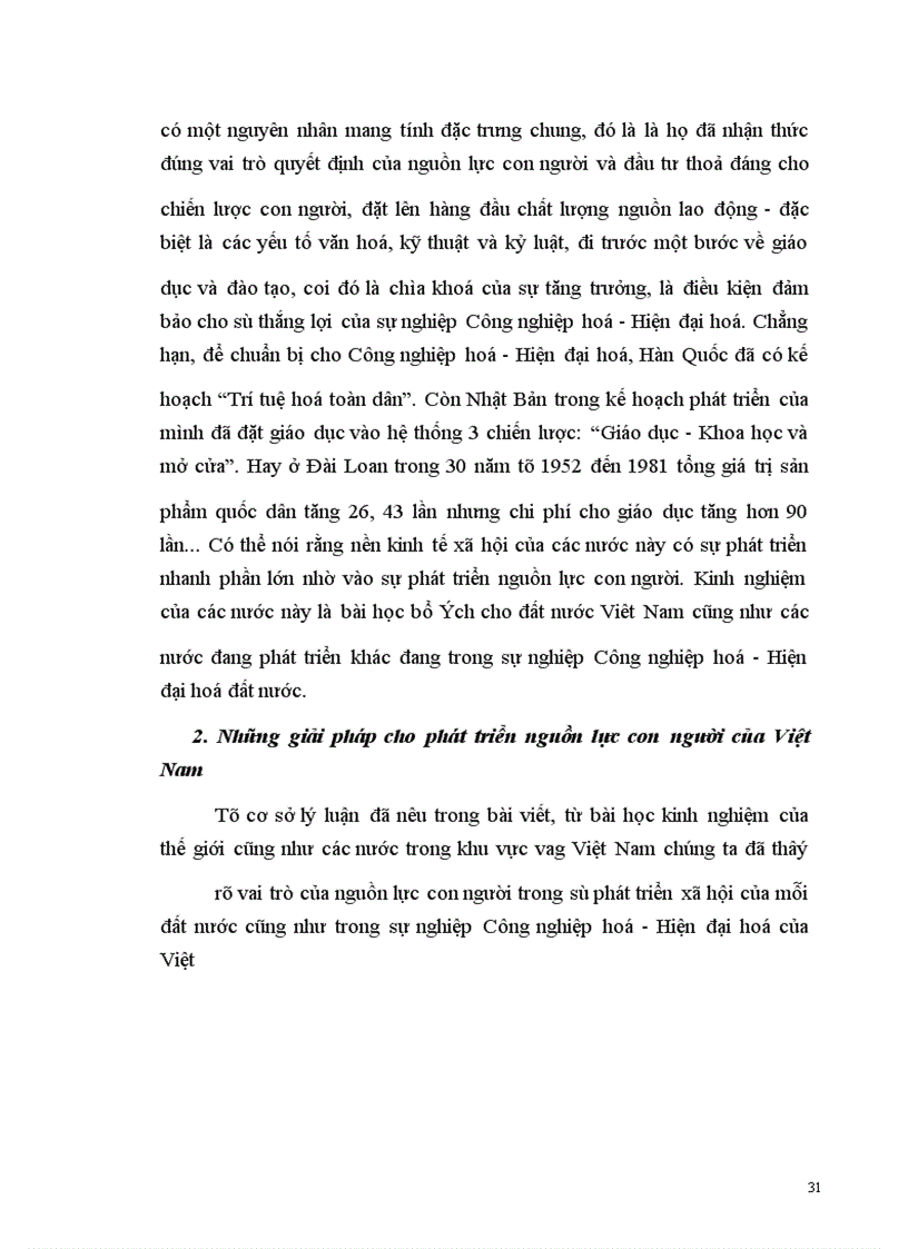 image for page Vai trò của nguồn lực con người trong sự nghiệp công nghiệp hoá, hiện đại hoá của đất nước