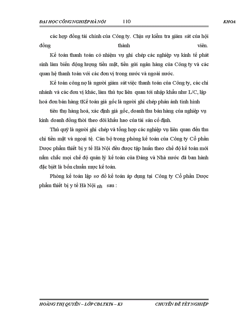 image for page Kế toán tiêu thụ và xác định kết quả kinh doanh tại Công ty Cổ phần Dược phẩm thiết bị y tế Hà Nội