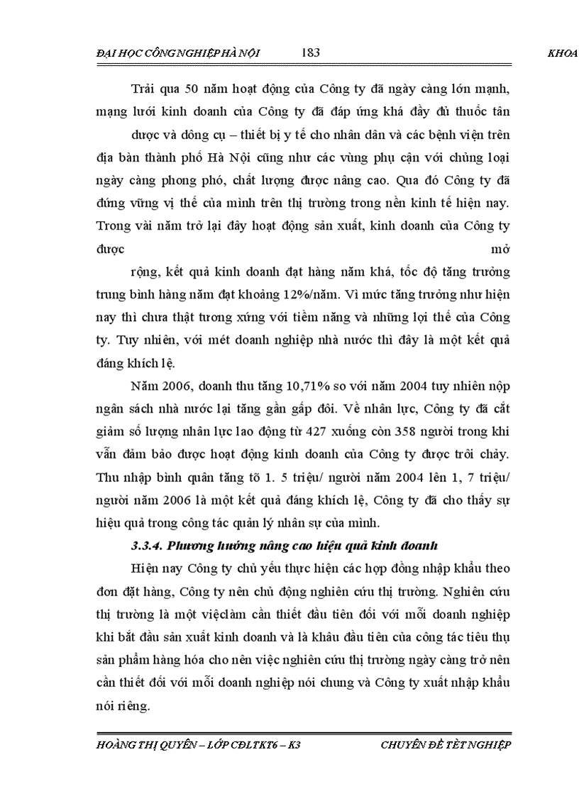 image for page Kế toán tiêu thụ và xác định kết quả kinh doanh tại Công ty Cổ phần Dược phẩm thiết bị y tế Hà Nội