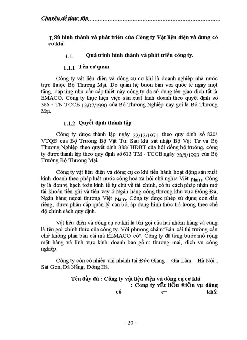 image for page Một số vấn đề về công tác quản trị nhân lực tại Công ty Vật liệu điện và dụng cụ cơ khí