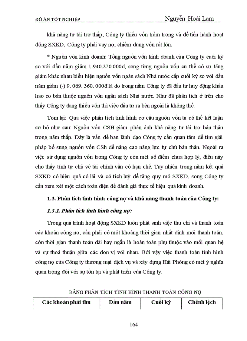 image for page Phân tích tình hình tài chính và một số biện pháp nhằm cải thiện tình hình tài chính của Công ty Thương mại dịch vụ và Xây dựng Hải Phòng Tính chất của đề tài