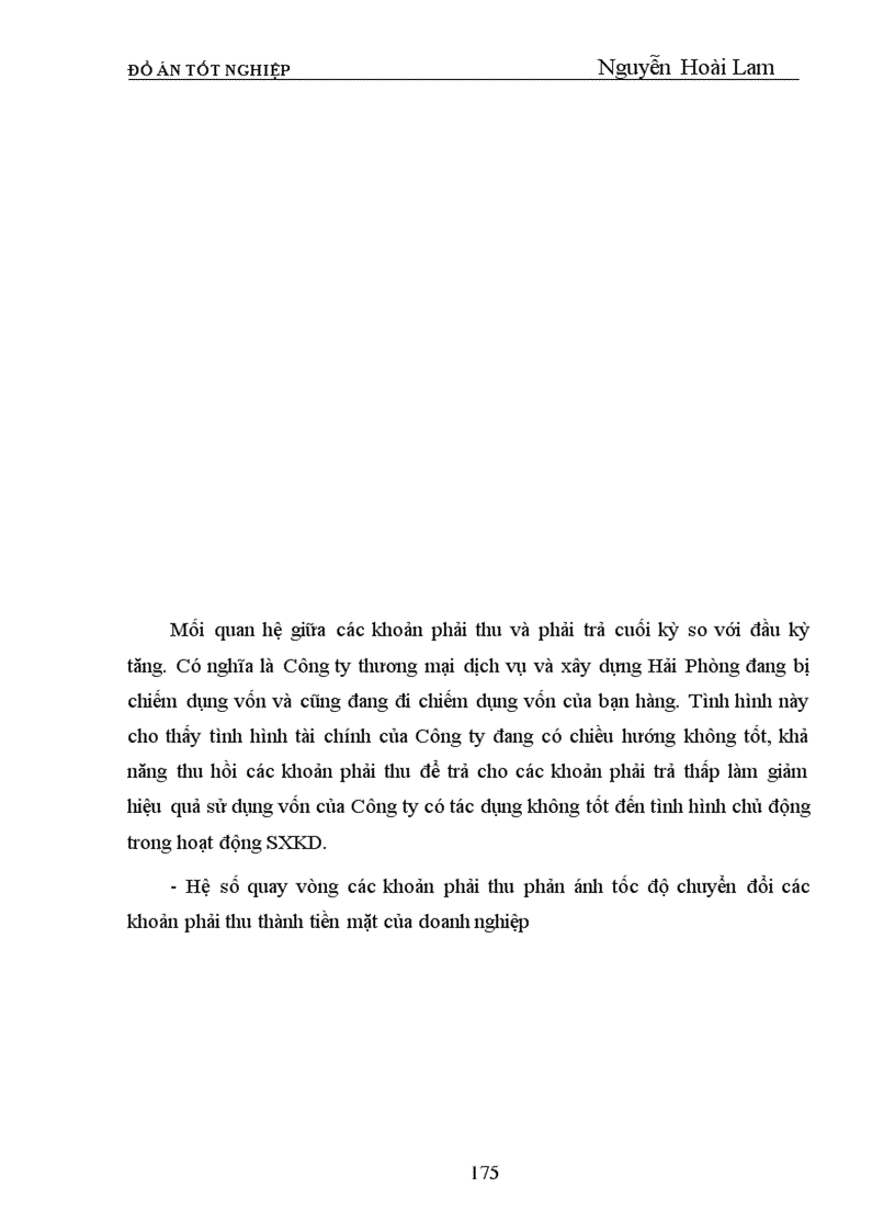 image for page Phân tích tình hình tài chính và một số biện pháp nhằm cải thiện tình hình tài chính của Công ty Thương mại dịch vụ và Xây dựng Hải Phòng Tính chất của đề tài
