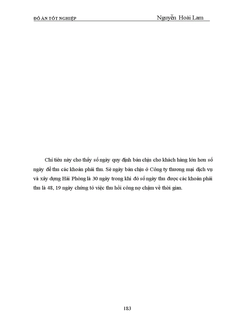 image for page Phân tích tình hình tài chính và một số biện pháp nhằm cải thiện tình hình tài chính của Công ty Thương mại dịch vụ và Xây dựng Hải Phòng Tính chất của đề tài