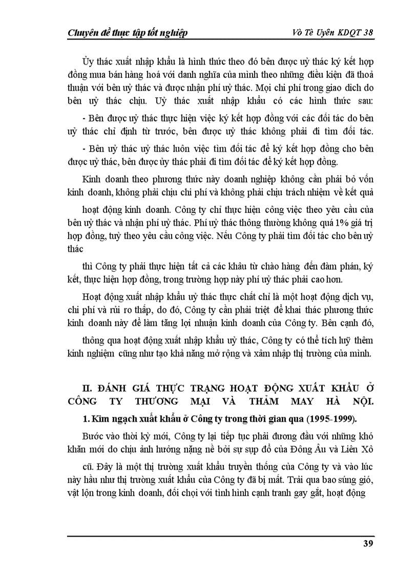 image for page Một số biện pháp thúc đẩy hoạt động xuất khẩu ở Công ty Thương mại và thảm may Hà Nội