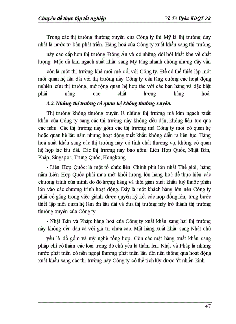 image for page Một số biện pháp thúc đẩy hoạt động xuất khẩu ở Công ty Thương mại và thảm may Hà Nội