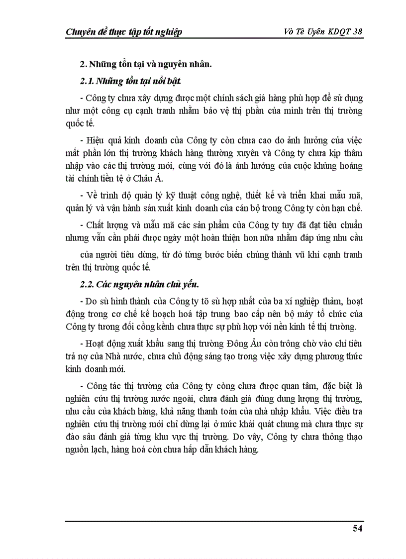 image for page Một số biện pháp thúc đẩy hoạt động xuất khẩu ở Công ty Thương mại và thảm may Hà Nội