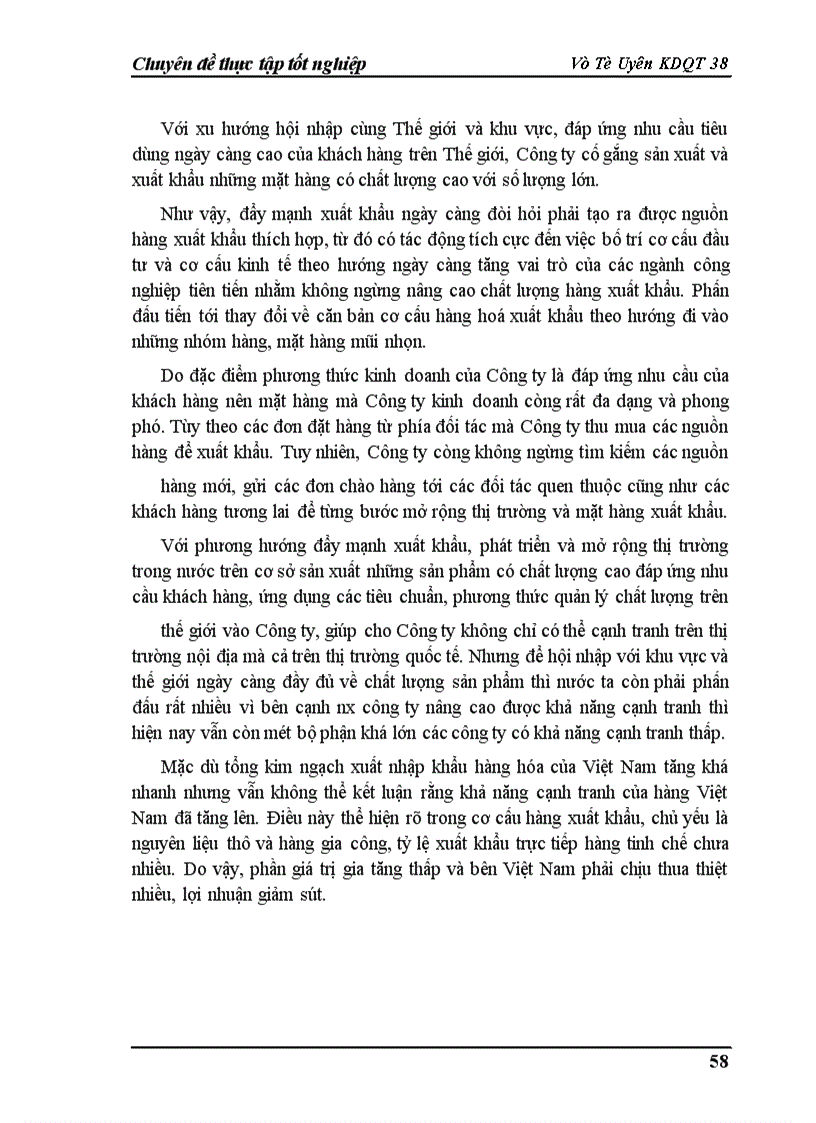 image for page Một số biện pháp thúc đẩy hoạt động xuất khẩu ở Công ty Thương mại và thảm may Hà Nội