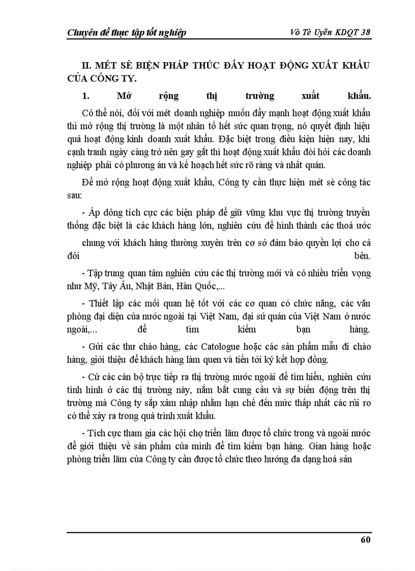 image for page Một số biện pháp thúc đẩy hoạt động xuất khẩu ở Công ty Thương mại và thảm may Hà Nội