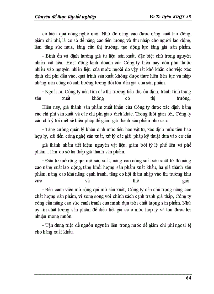 image for page Một số biện pháp thúc đẩy hoạt động xuất khẩu ở Công ty Thương mại và thảm may Hà Nội
