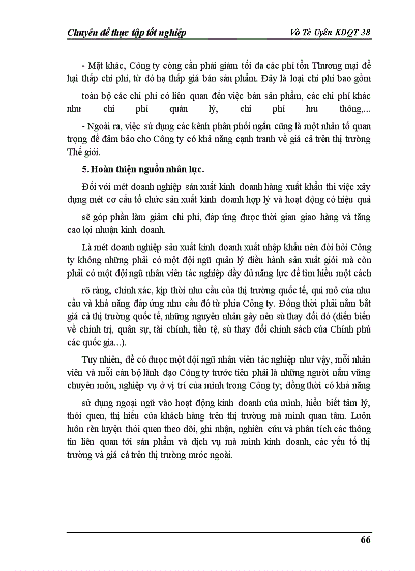 image for page Một số biện pháp thúc đẩy hoạt động xuất khẩu ở Công ty Thương mại và thảm may Hà Nội