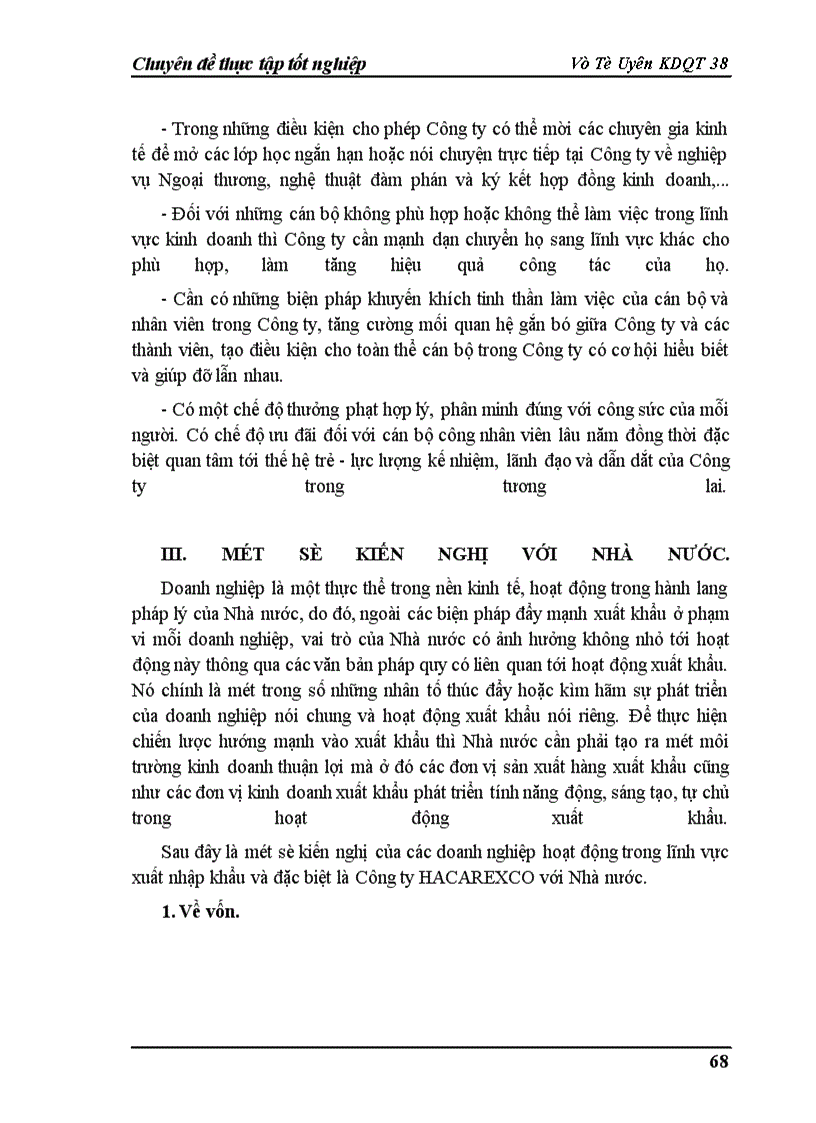 image for page Một số biện pháp thúc đẩy hoạt động xuất khẩu ở Công ty Thương mại và thảm may Hà Nội