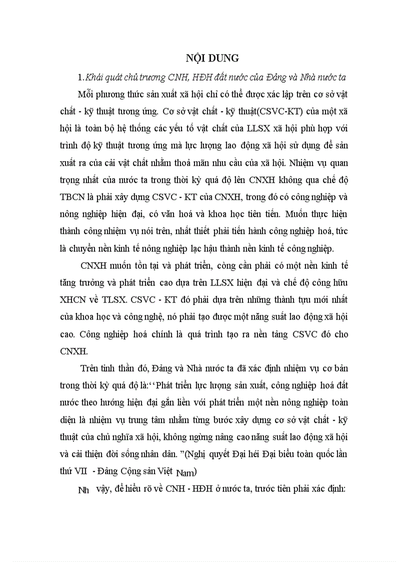 image for page Đề cương tiểu luận triết học: Luận chứng chủ trương phát triển Khoa học&Công nghệ cùng với Giáo dục&Đào tạo là những quốc sách hàng đầu để thực hiện thành công sự nghiệp Công nghiệp hoá,Hiện đại hoá ở Việt Nam.