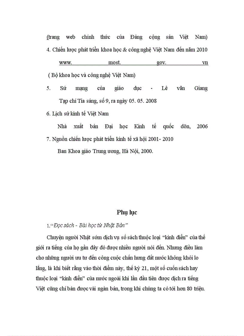 image for page Đề cương tiểu luận triết học: Luận chứng chủ trương phát triển Khoa học&Công nghệ cùng với Giáo dục&Đào tạo là những quốc sách hàng đầu để thực hiện thành công sự nghiệp Công nghiệp hoá,Hiện đại hoá ở Việt Nam.