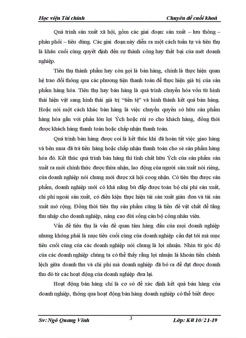 image for page Kế toán bán hàng và xác định kết quả bán hàng ở Công ty cổ phần vải sợi may mặc Miền Bắc