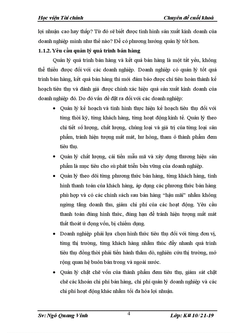 image for page Kế toán bán hàng và xác định kết quả bán hàng ở Công ty cổ phần vải sợi may mặc Miền Bắc