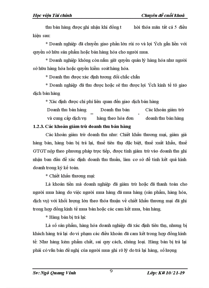 image for page Kế toán bán hàng và xác định kết quả bán hàng ở Công ty cổ phần vải sợi may mặc Miền Bắc