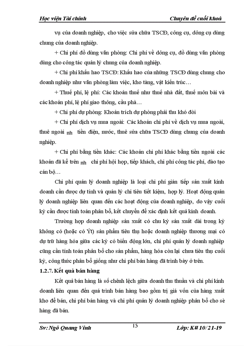 image for page Kế toán bán hàng và xác định kết quả bán hàng ở Công ty cổ phần vải sợi may mặc Miền Bắc