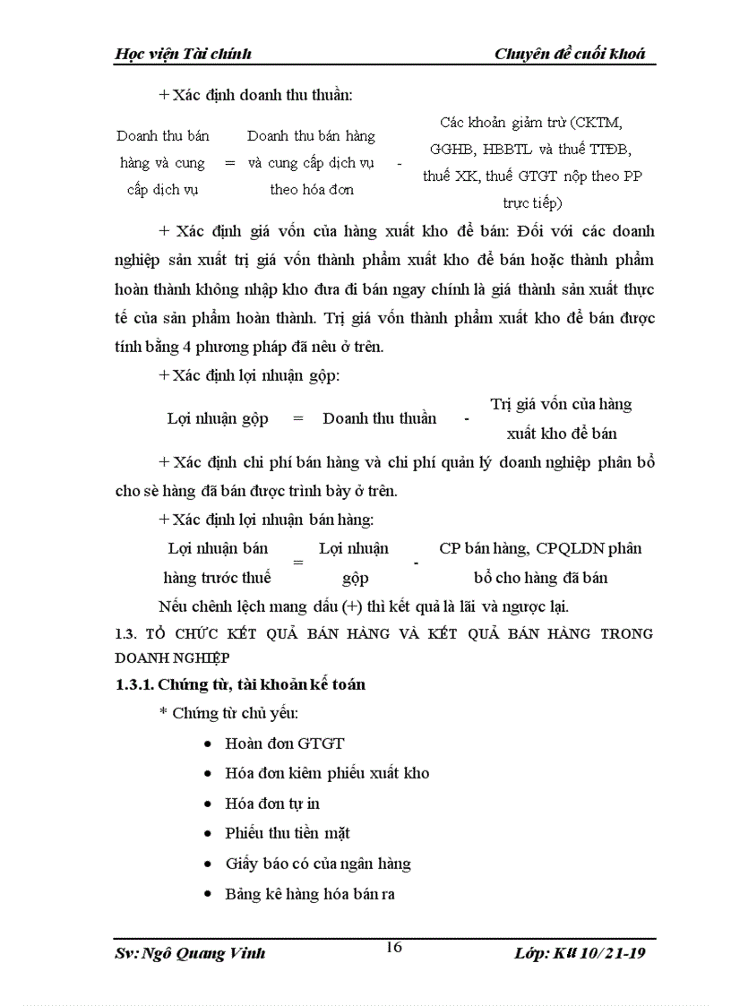 image for page Kế toán bán hàng và xác định kết quả bán hàng ở Công ty cổ phần vải sợi may mặc Miền Bắc