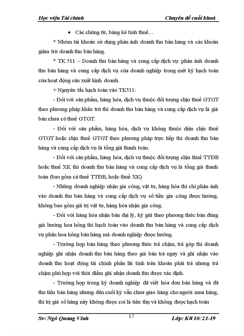 image for page Kế toán bán hàng và xác định kết quả bán hàng ở Công ty cổ phần vải sợi may mặc Miền Bắc