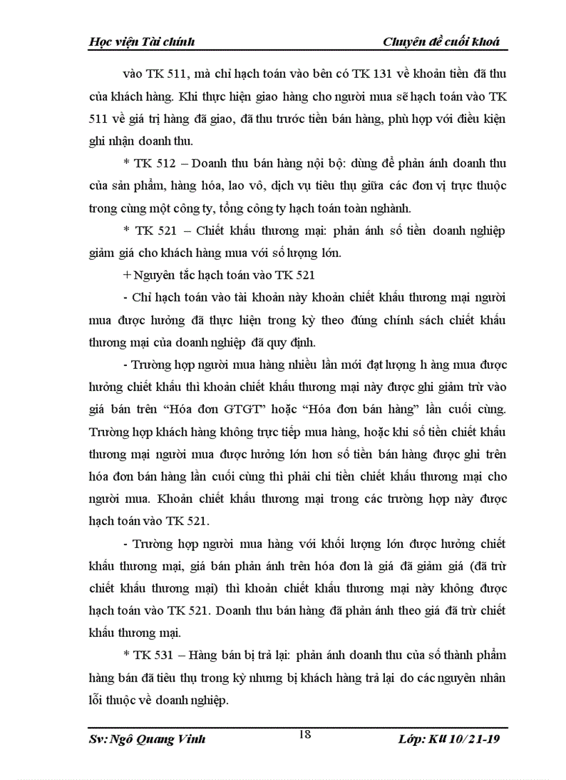 image for page Kế toán bán hàng và xác định kết quả bán hàng ở Công ty cổ phần vải sợi may mặc Miền Bắc