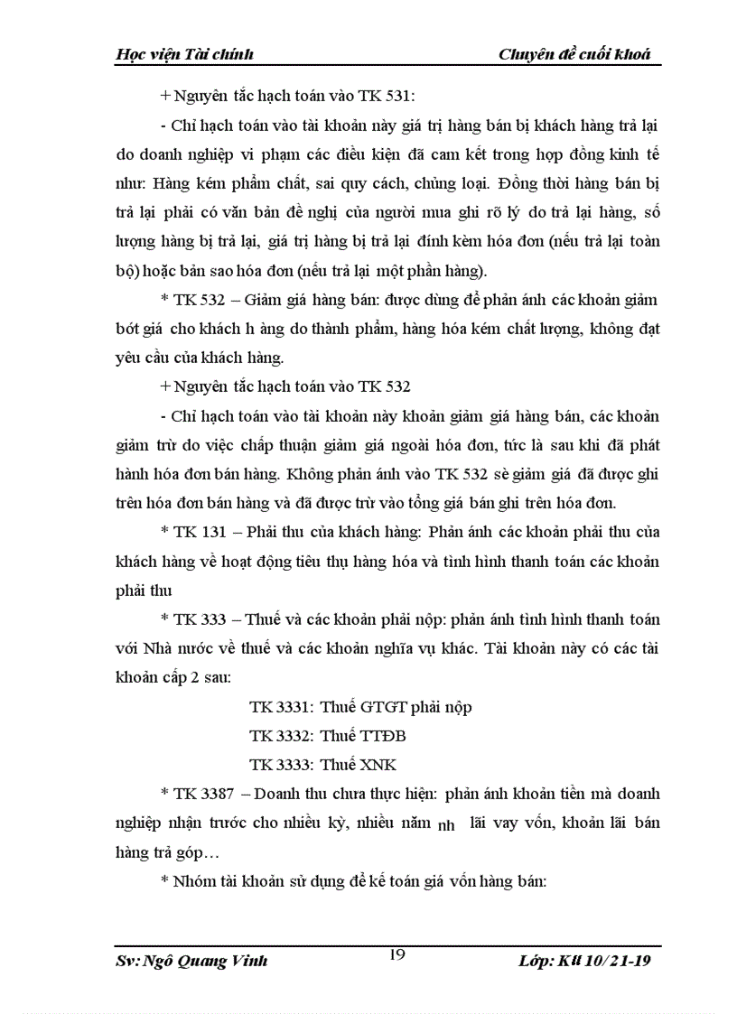 image for page Kế toán bán hàng và xác định kết quả bán hàng ở Công ty cổ phần vải sợi may mặc Miền Bắc