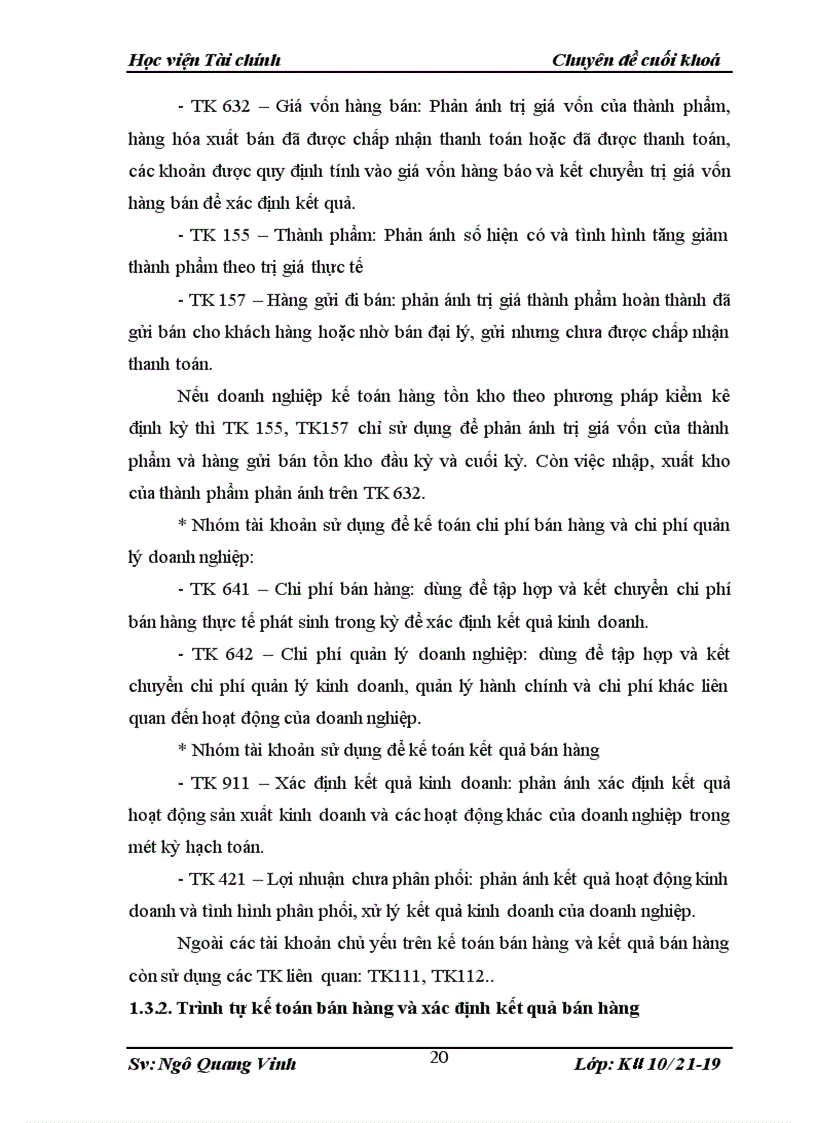 image for page Kế toán bán hàng và xác định kết quả bán hàng ở Công ty cổ phần vải sợi may mặc Miền Bắc