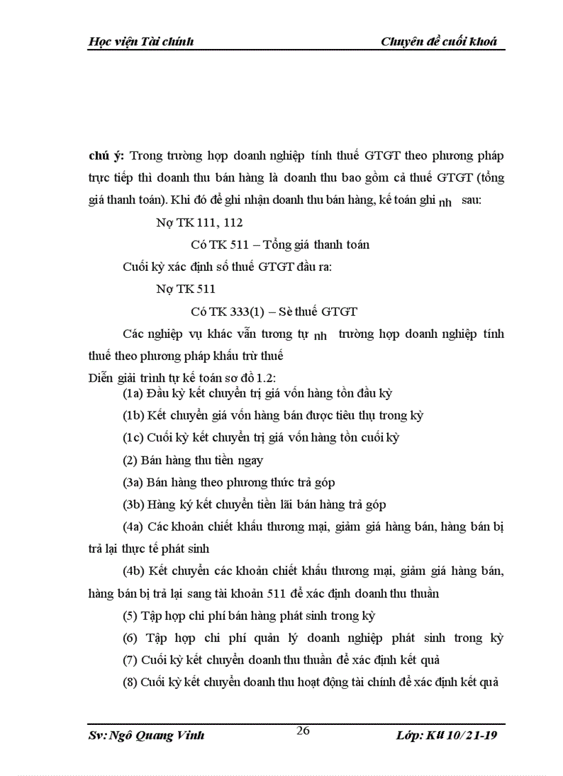 image for page Kế toán bán hàng và xác định kết quả bán hàng ở Công ty cổ phần vải sợi may mặc Miền Bắc