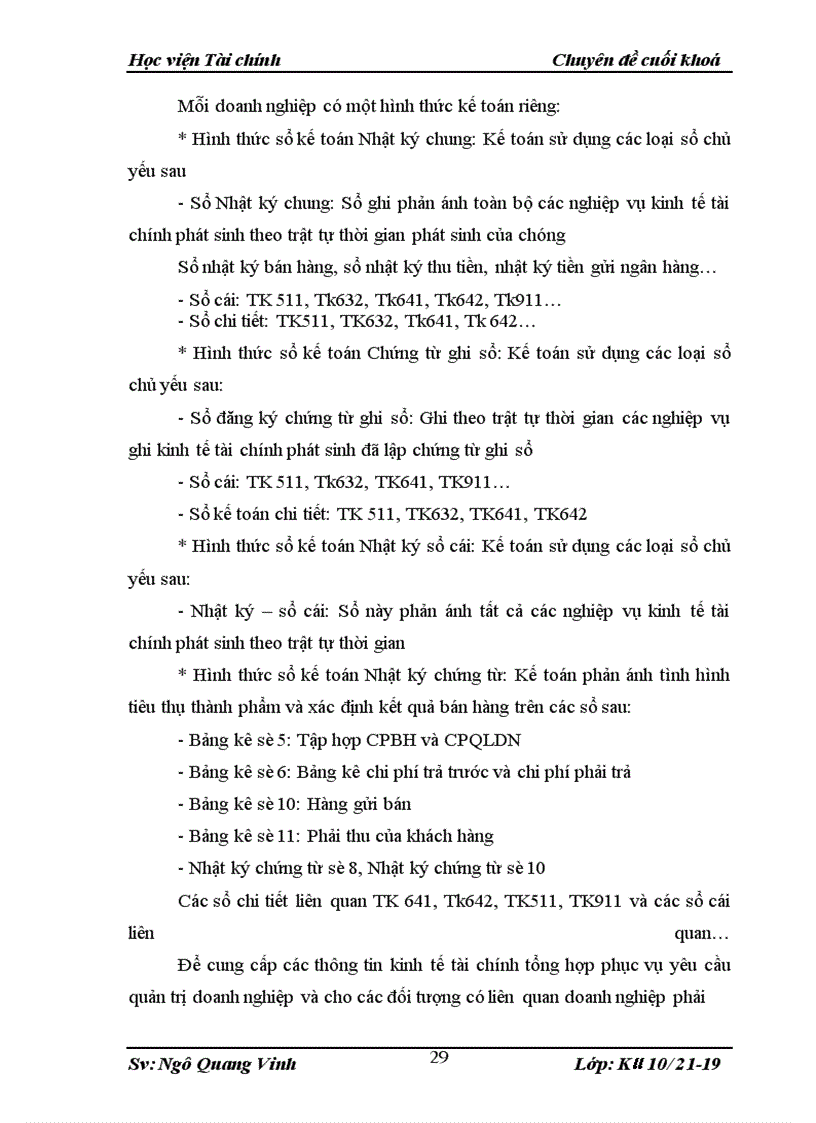 image for page Kế toán bán hàng và xác định kết quả bán hàng ở Công ty cổ phần vải sợi may mặc Miền Bắc